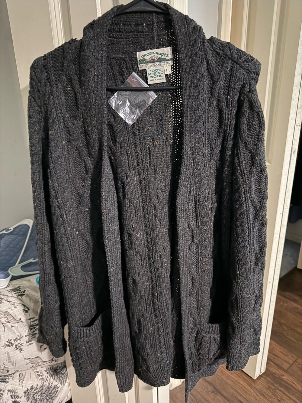 Aran Crafts Merino Wool Women’s Cardigan